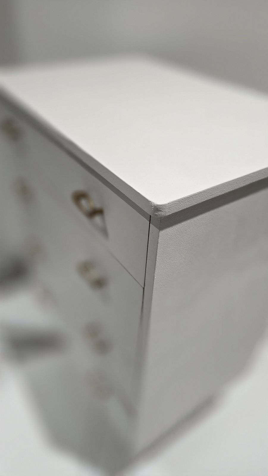 photo for sale Rococo White Chest Of Drawers. 4 Drawers
