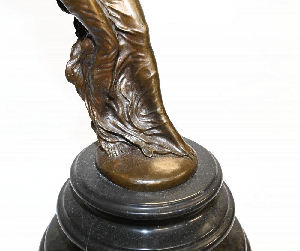 Bronze Flying Lady Statue Charles Skyes Spirt Of Ecstacy photo Art
