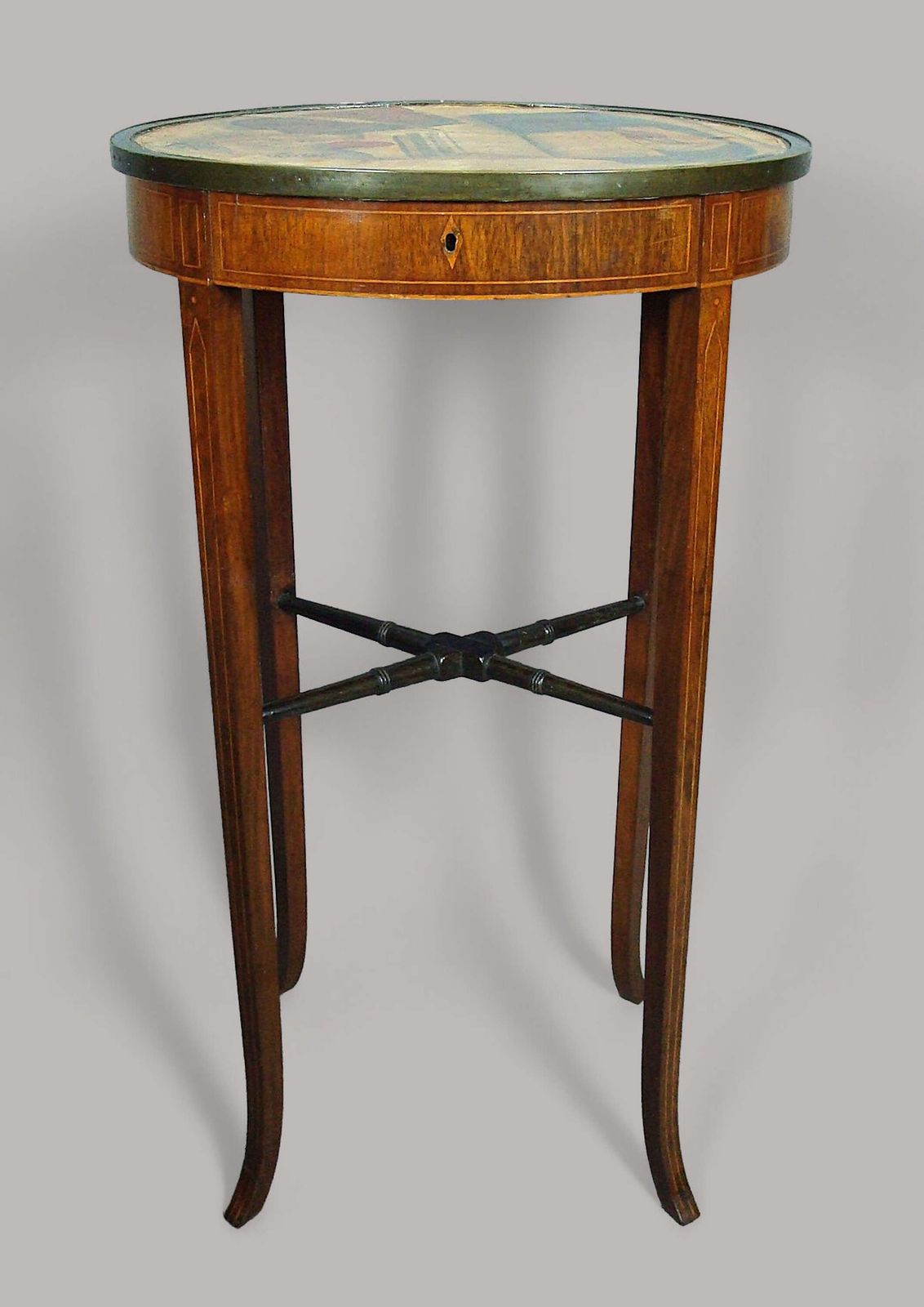 Rare George III Trompe L'oeil And Rosewood Occasional Table photo Furniture
