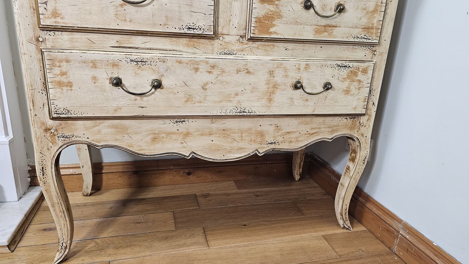 Vintage Bleached French Chest Of Drawers photo 350.0