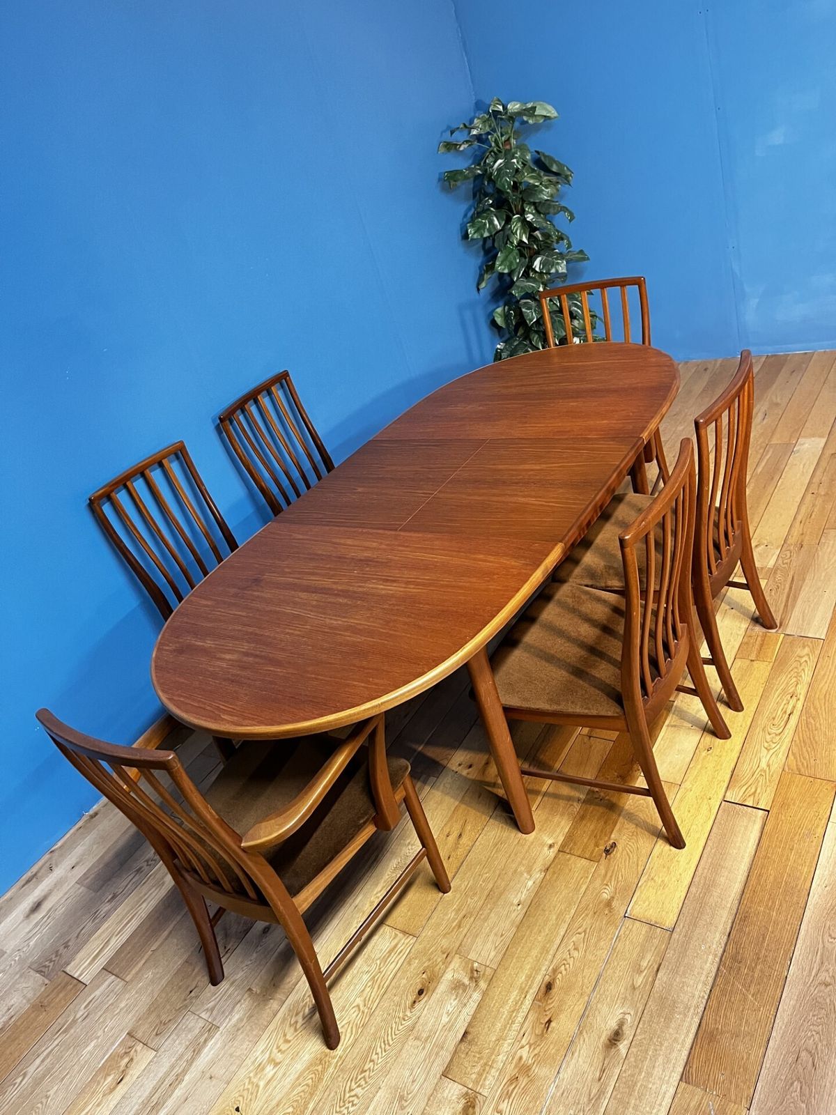 McIntosh Of Kirkcaldy Dining Table And 6 Chairs photo furniture