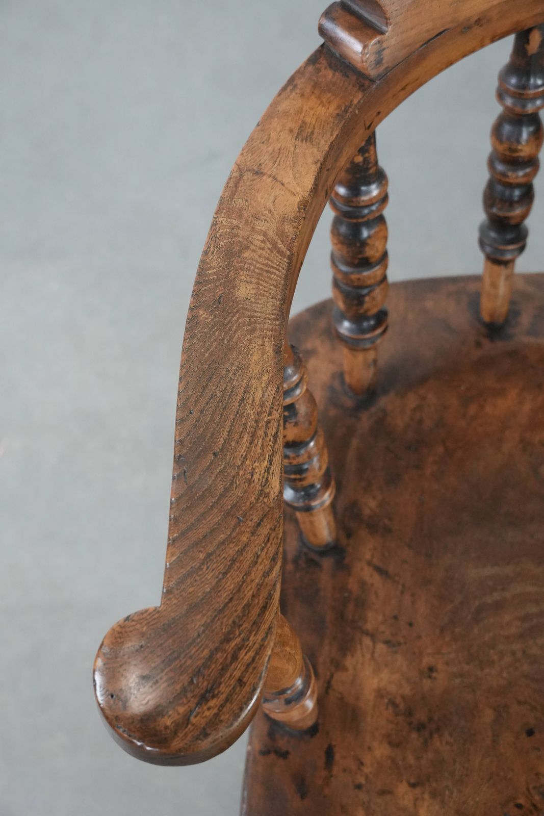 Set Of 2 Antique English Captain Chairs/ Side Chairs/ Office Chairs From The Early 19th Century You Are Here: photo buy