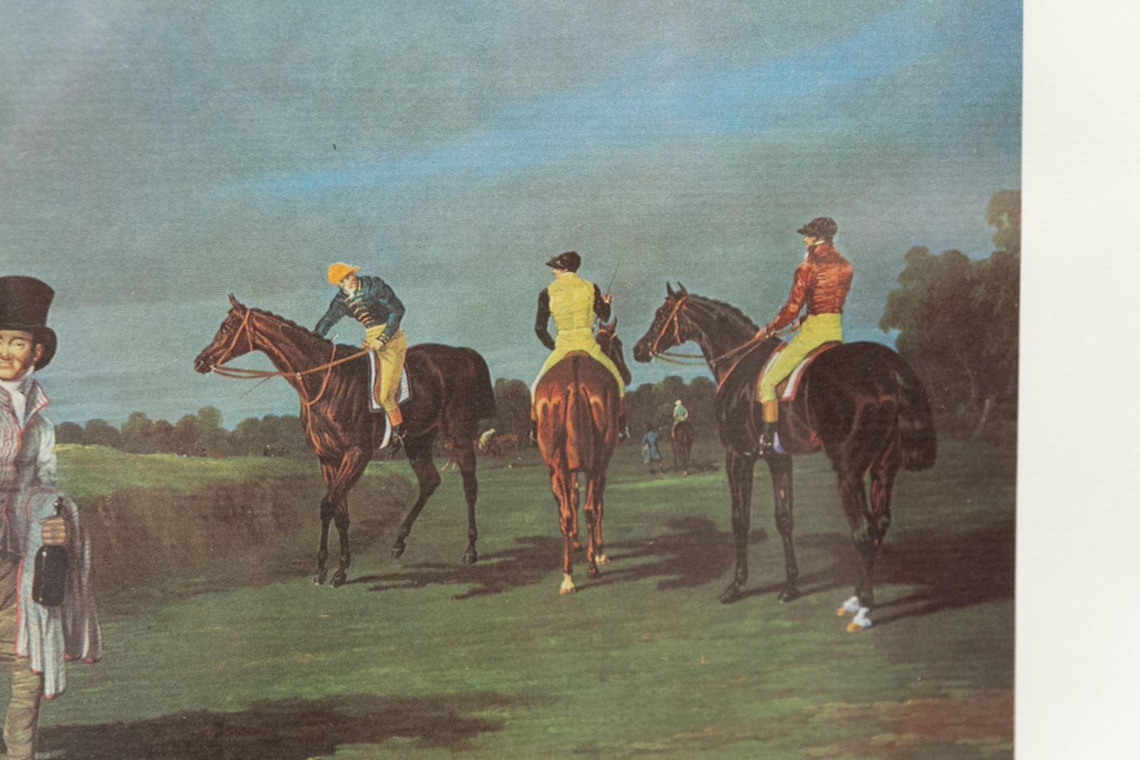 photo vinterior Framed Print Of Black Horse "Lottery" By John Frederick Herring, 20th Century.