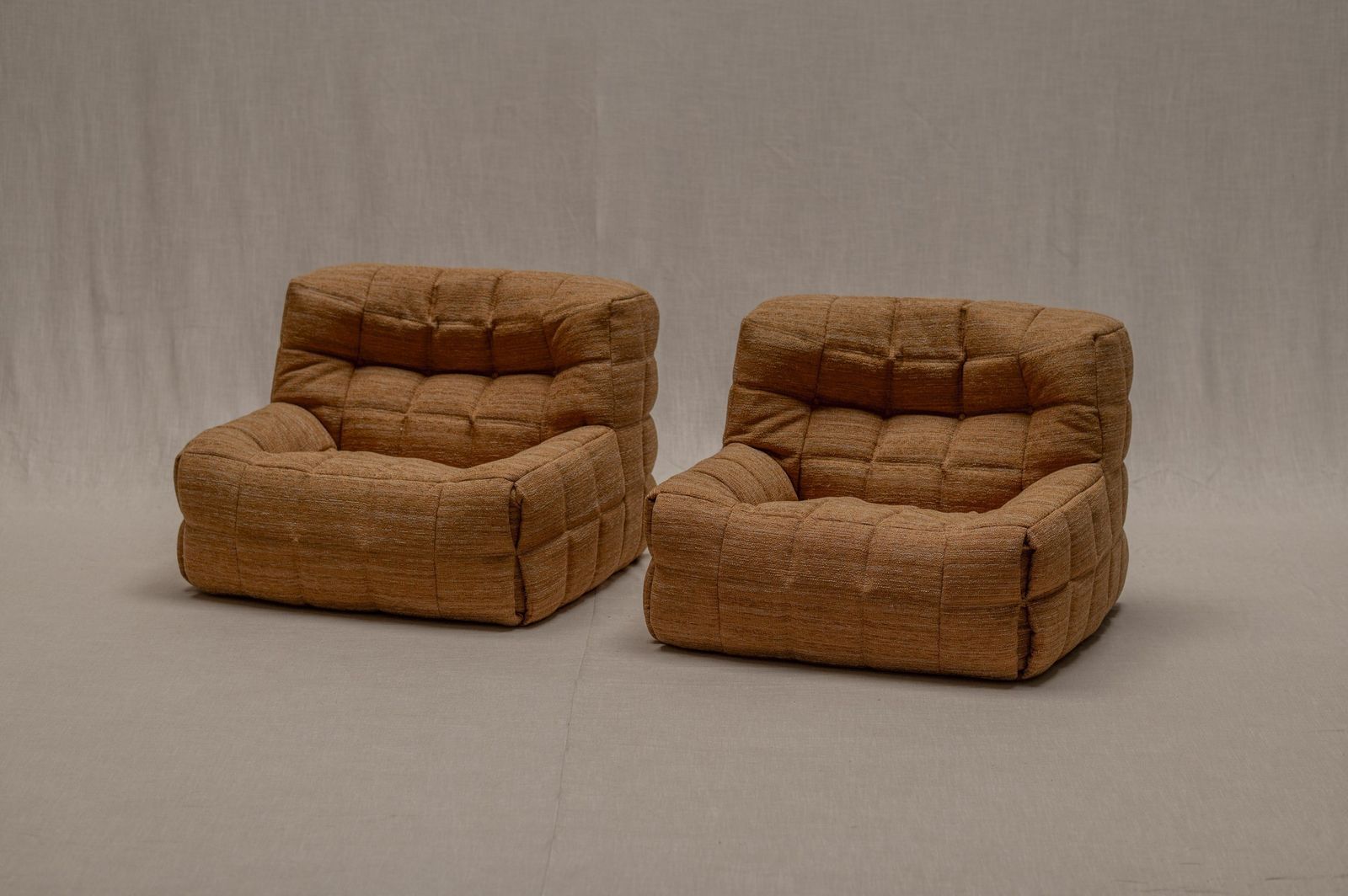 Set Of Two Kashima Easy Chairs By Michel Ducaroy For Ligne Roset, 1973 photo for sale