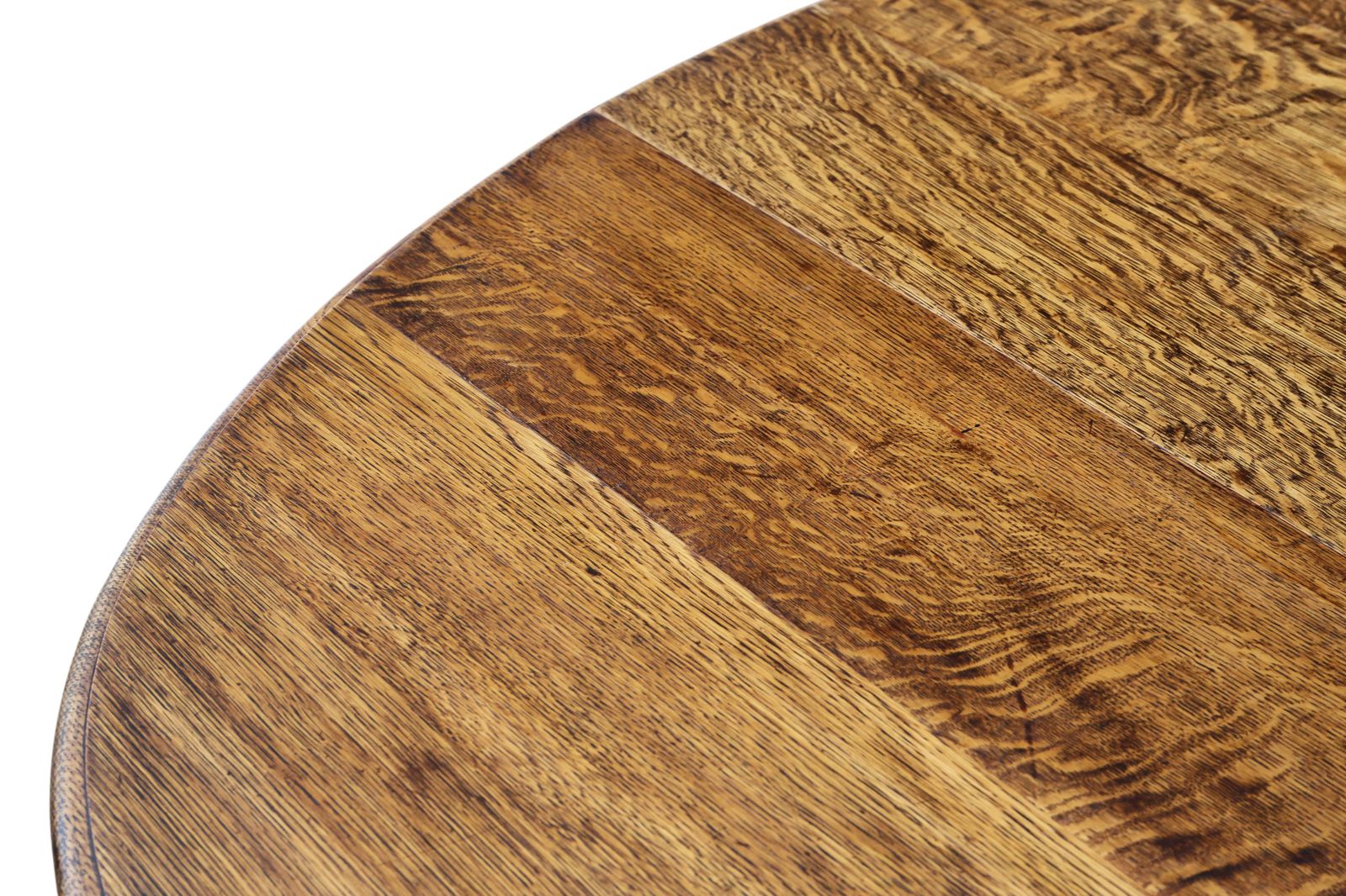 Antique C.1920 Oak Barley Twist Gateleg Drop Leaf Dining Table – Large, Fine Quality photo buy
