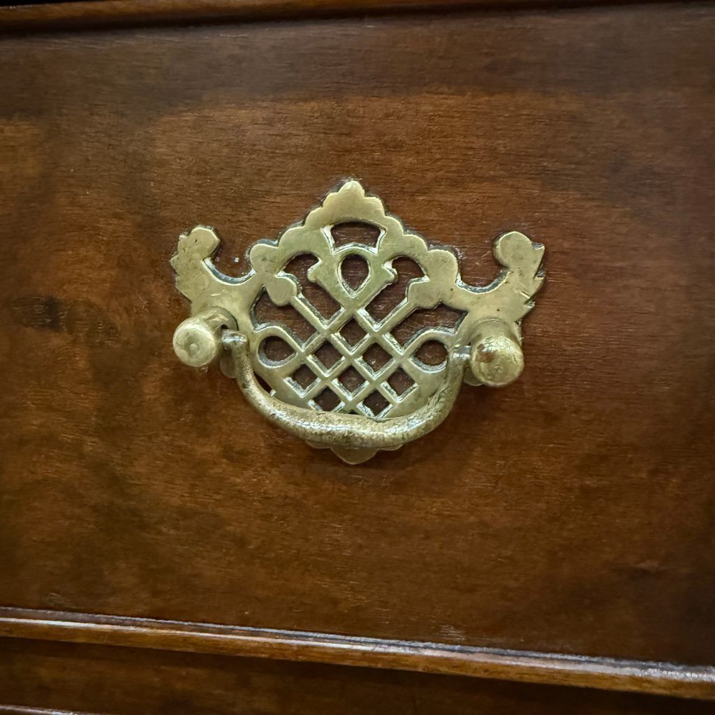 Victorian Style Walnut Veneered Chest Of Drawers Circa 1910 photo Furniture