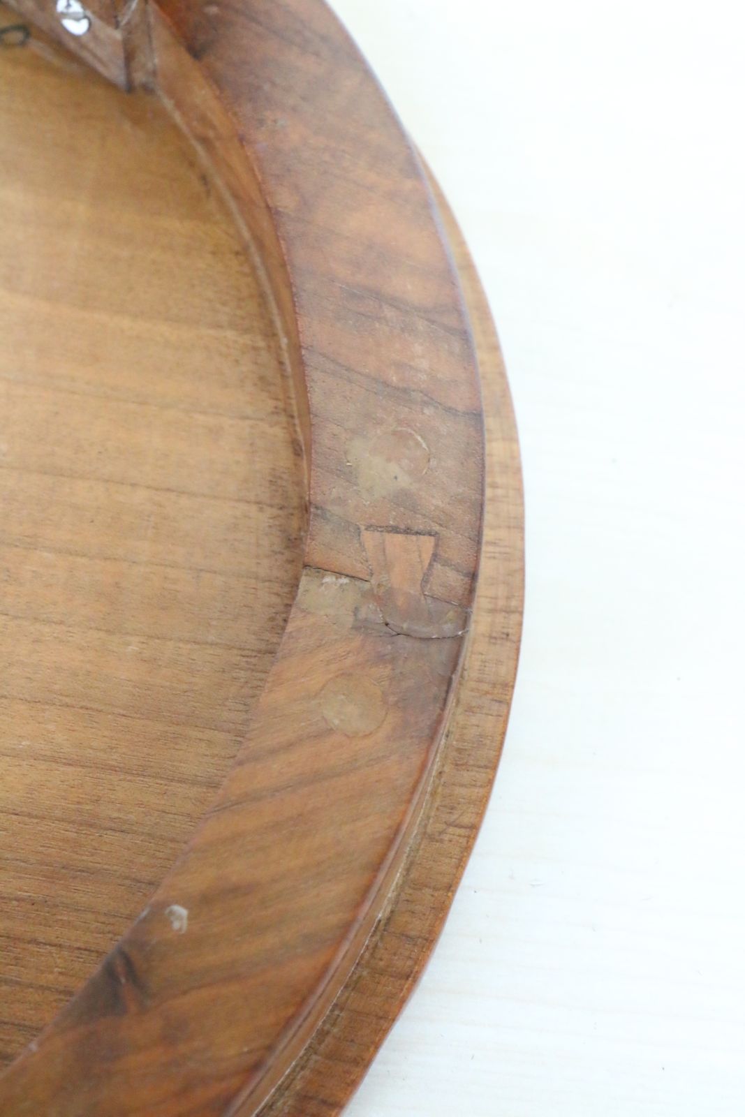 photo buy A Vintage Small Occasional Round Table Made From Teak With Carved Detailing Hand Made S.E.Asia