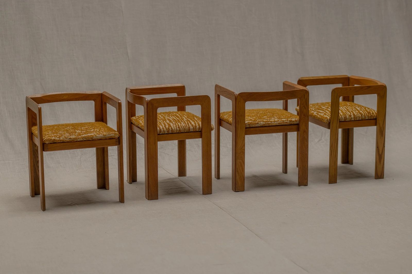 ‘Samara’ Dining Chairs By Derk Jan De Vries For Maisa Di Seveso, Milano, 1970s photo for sale