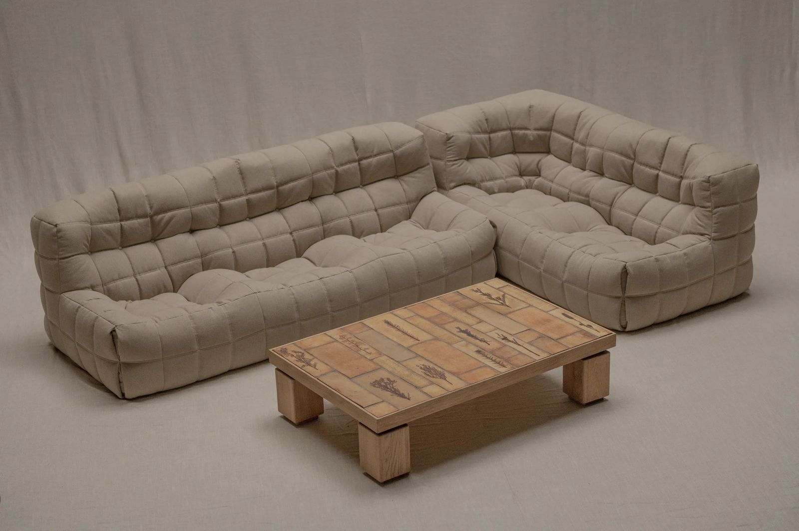 Large Kashima Corner Set   Ligne Roset France 1970s photo furniture
