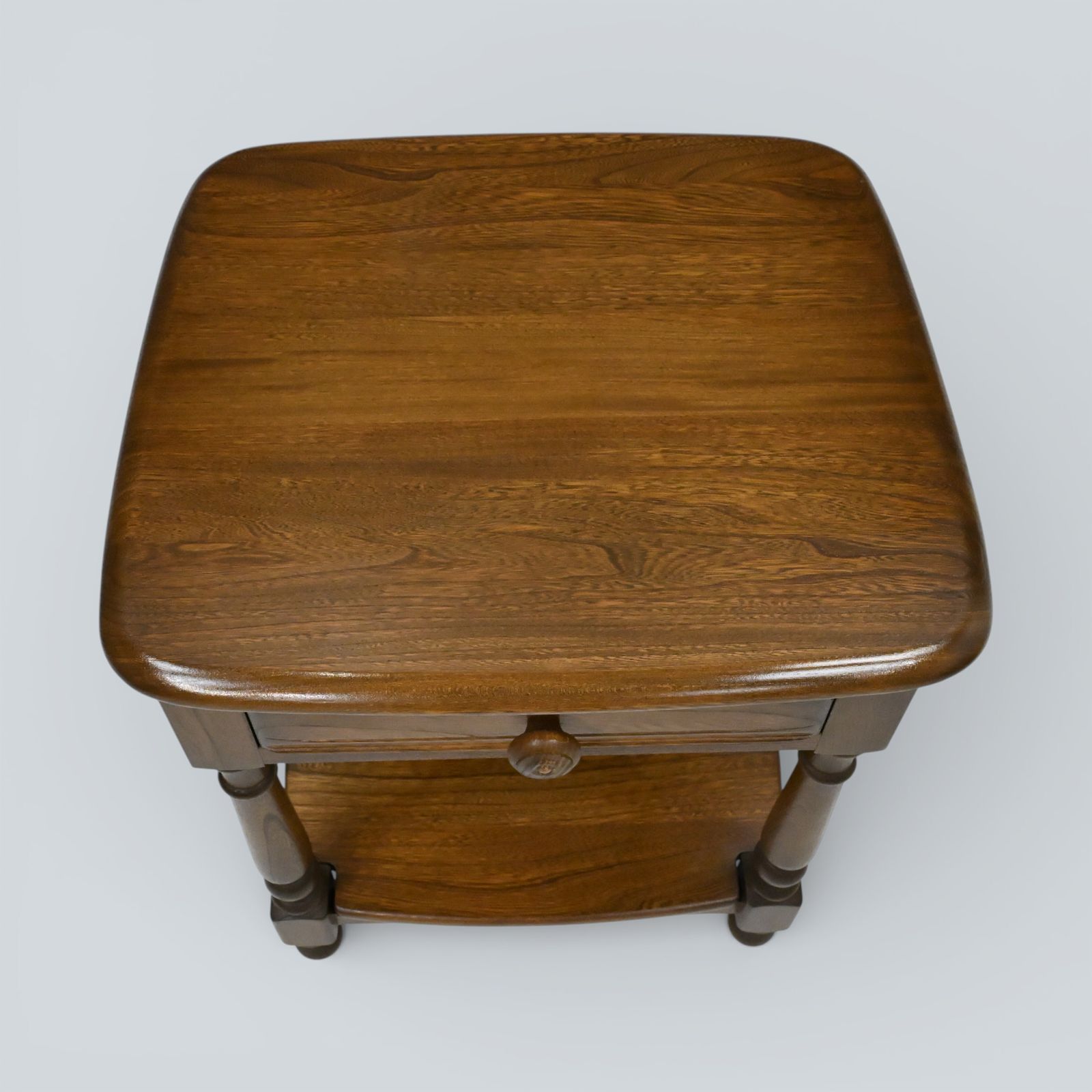 photo furniture Ercol Lamp/Bedside Table Golden Dawn Finish Mid Century Modern Elm Free Delivery