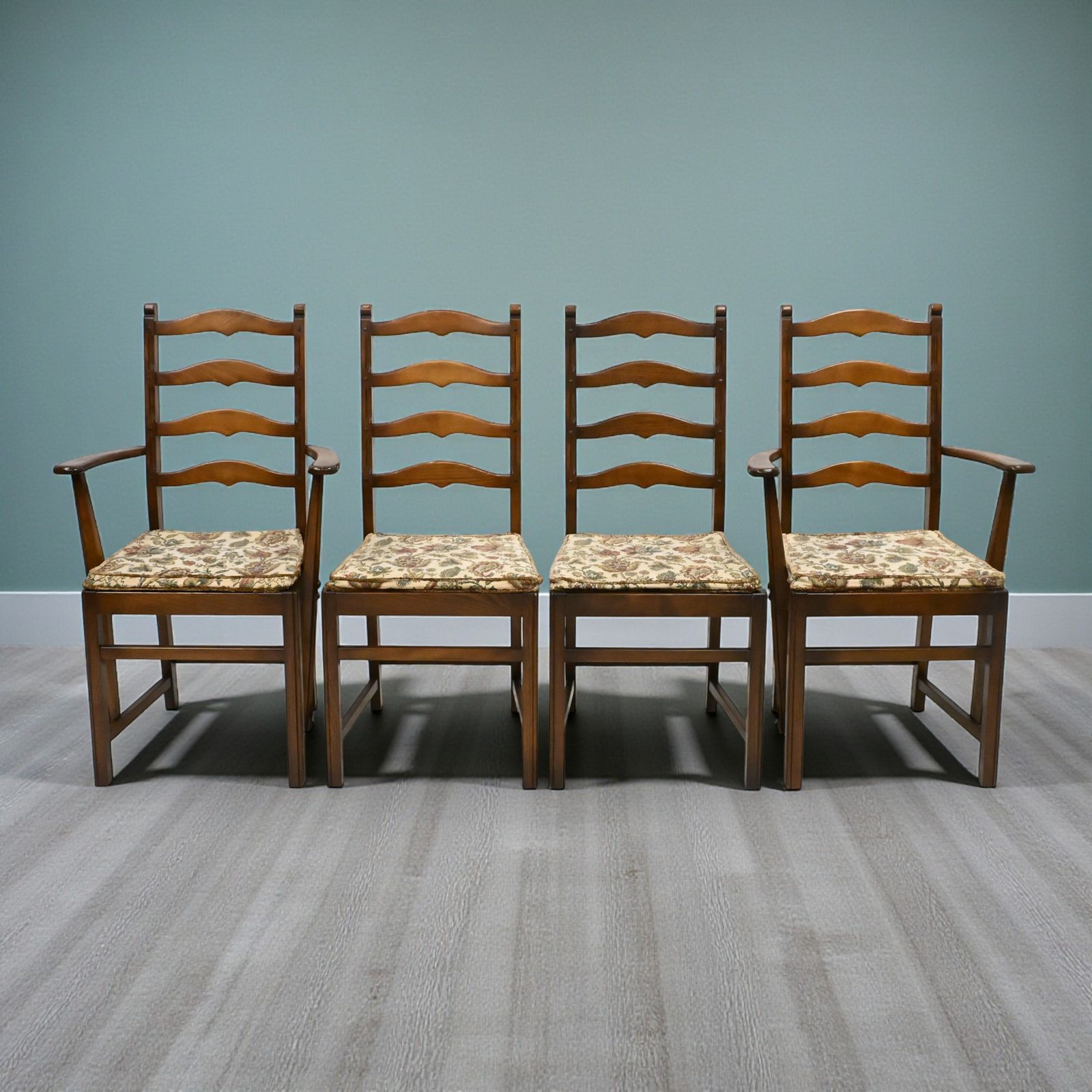 4 Ercol Dining Chairs Model 715(a) Ladder Back Golden Dawn Free Uk Delivery* photo furniture