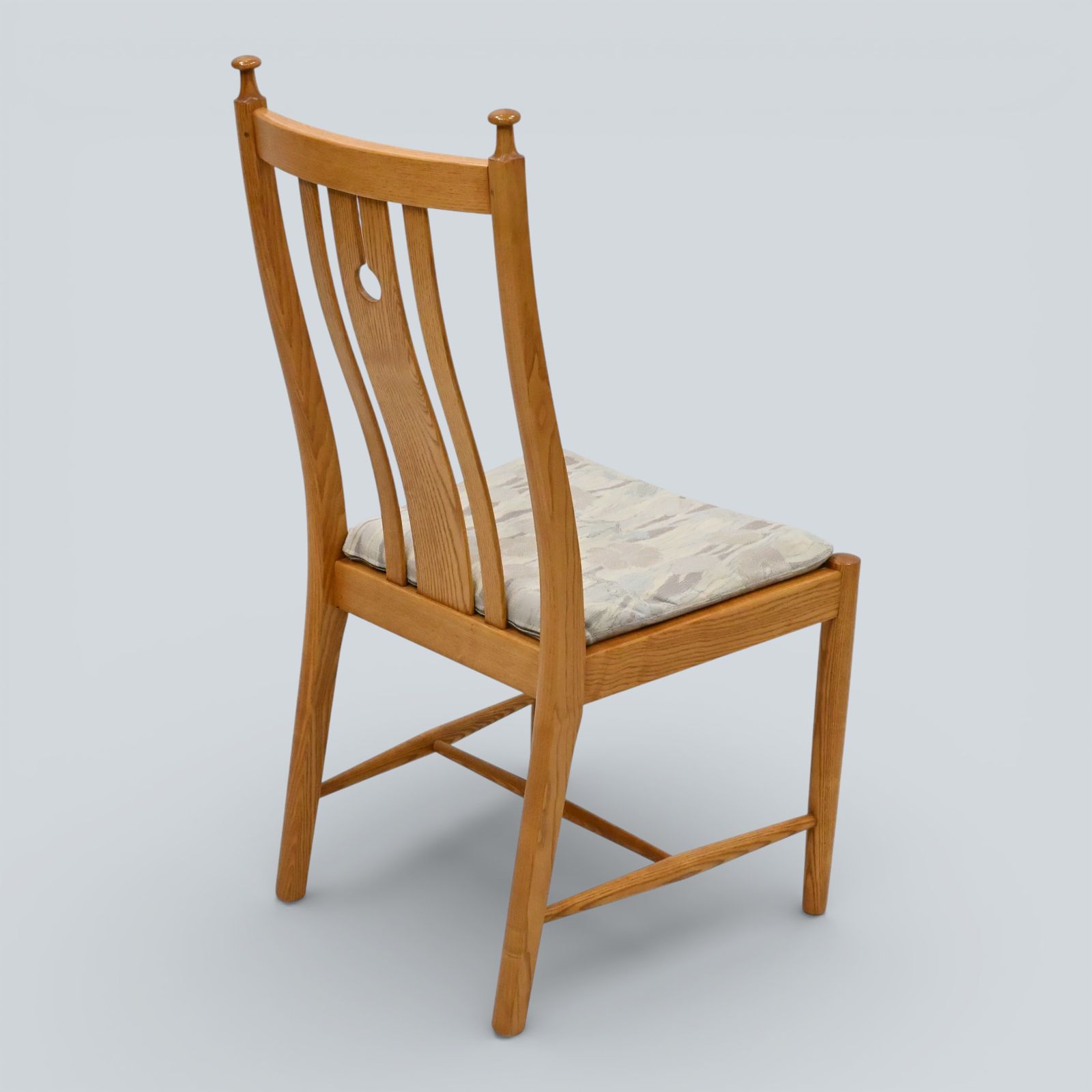 photo furniture Ercol Set 4 Dining Chairs Saville Range Light Finish Cushions Free Uk Delivery*