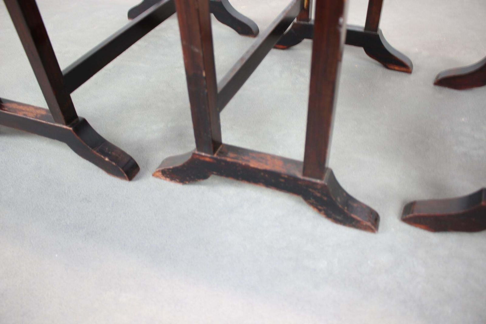 photo furniture Art Deco Nesting Tables In Mahogany Veneer, 1930's, Czechoslovakia