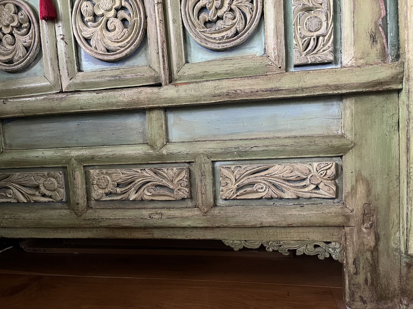 Rare Antique Statement Hand Carved Cabinet Furniture photo vinterior