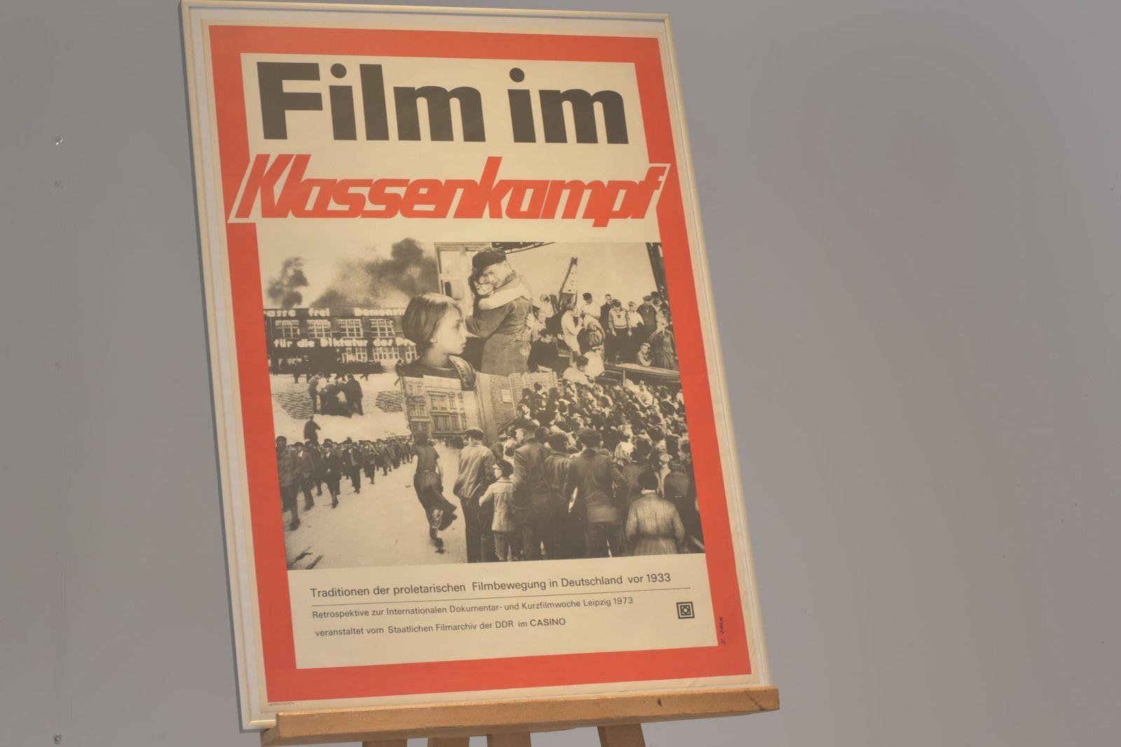 Film Poster Film Im Klassenkampf (Film In Class Struggle) Leipzig Germany 1973 photo for sale