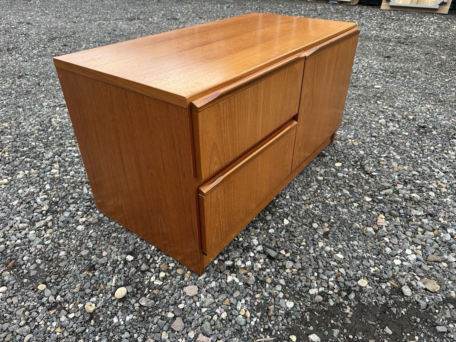 Retro Danish Vintage Mid Century Sideboard Cabinet 1960s Teak One Door  Small photo for sale
