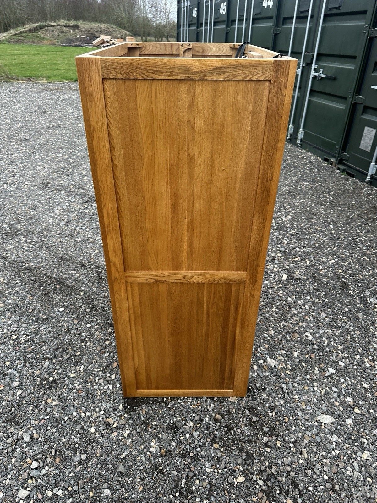 Oak Furnitureland Rustic French Double Wardrobe Solid Wood photo Furniture