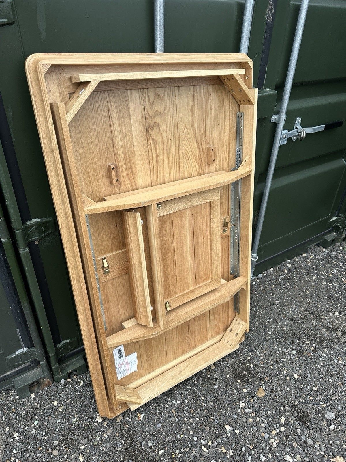 Oak Furnitureland Canterbury Natraul Finish Dining Extending Dining Top Only