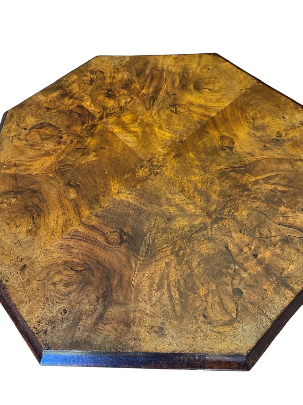 Antique Victorian Small Walnut Lamp / Side / Occasional Table photo for sale