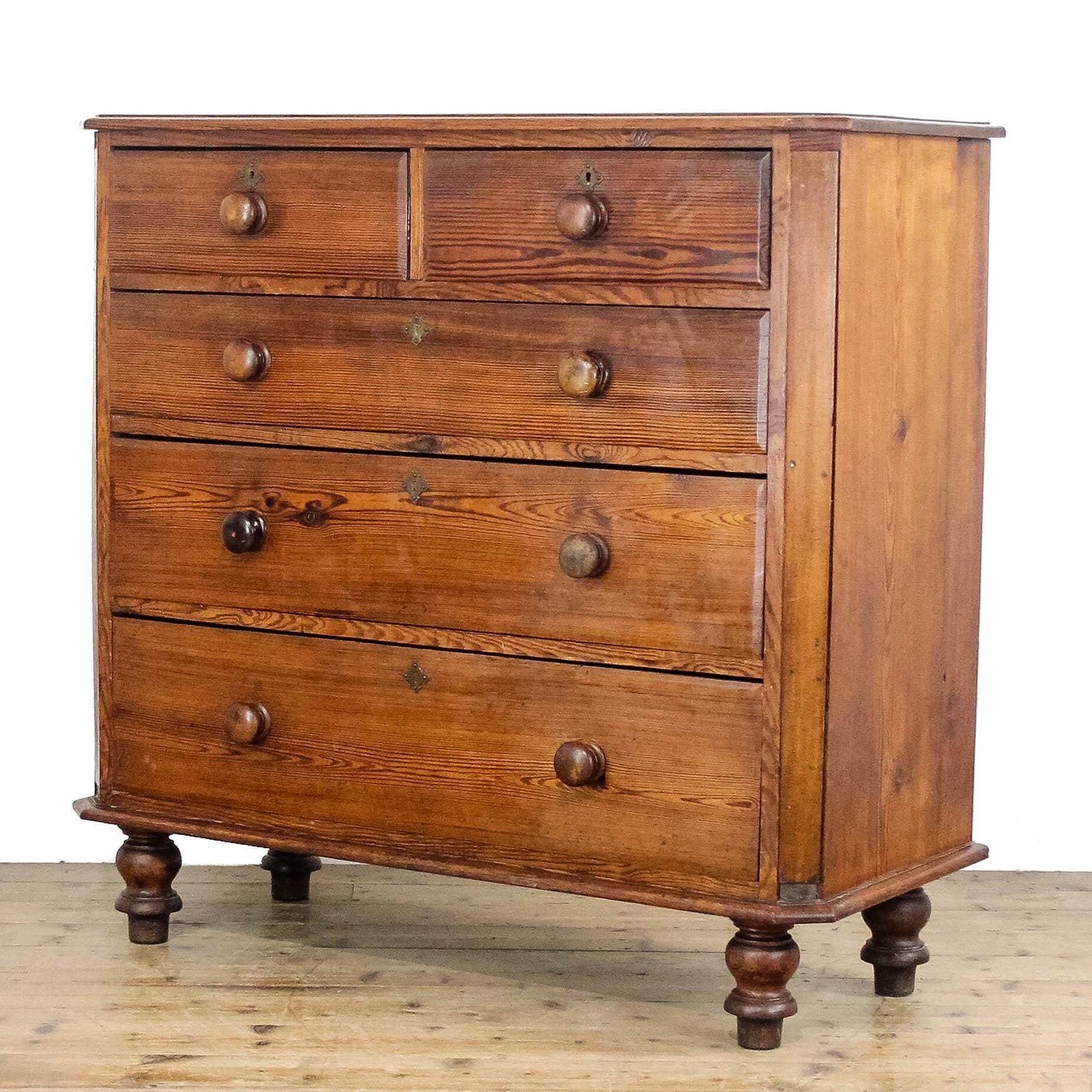 Antique Pitch Pine Chest Of Drawers | Bedroom Storage | Antique Storage | Bedroom | Pine Furniture (M 6745) photo furniture