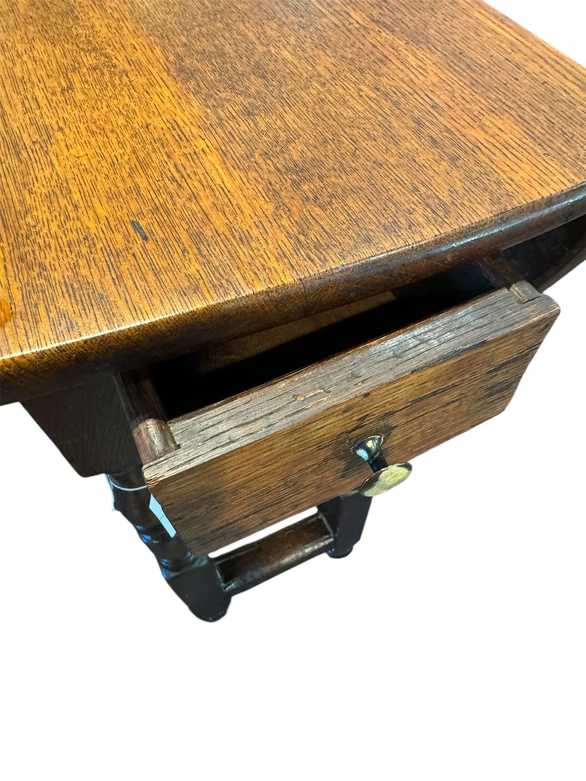 Antique Georgian George III Solid Oak Drop Leaf Gate Leg Small Table photo buy