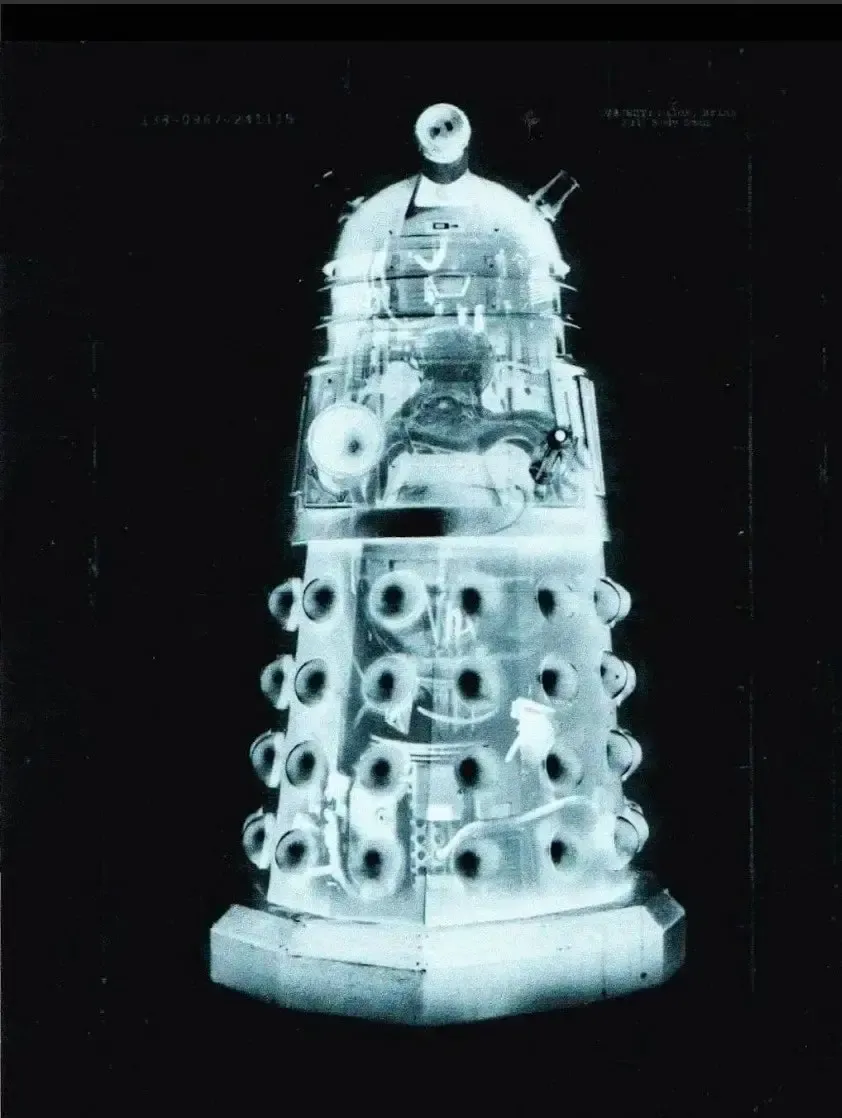 Exterminate Dalek X Ray Jj Adams Limited Edition Print Framed Signed Artwork photo furniture