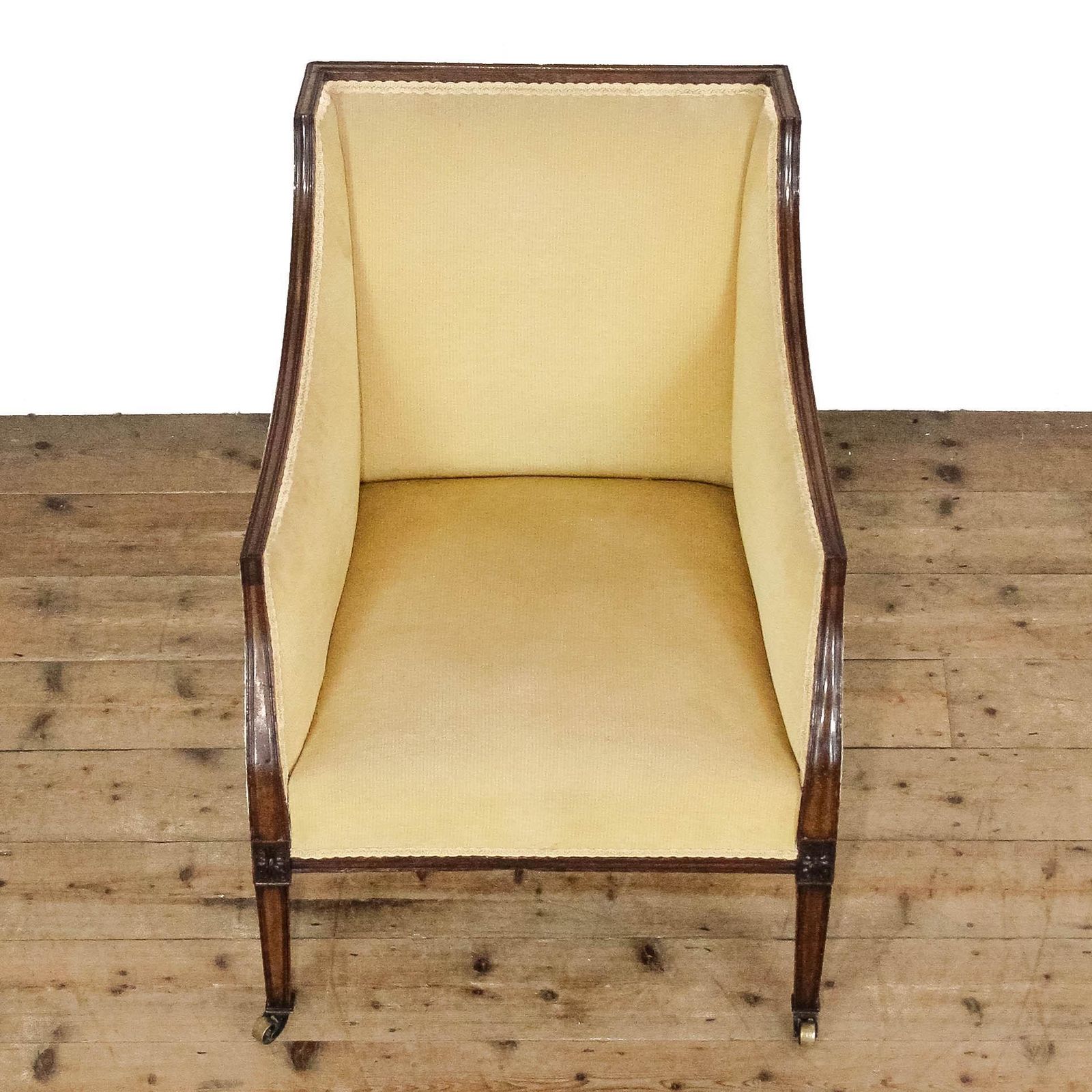 Antique Edwardian Upholstered Armchair | Antique Armchair | Antique Seating | Edwardian Antiques | Edwardian Armchair photo vinterior