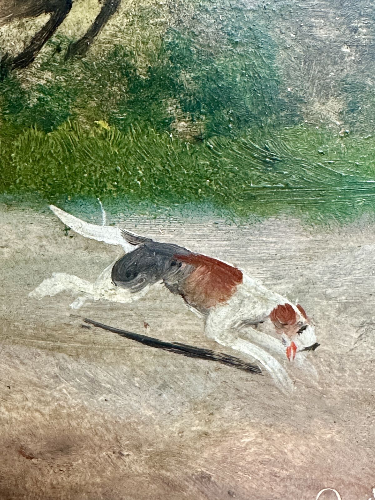 photo for sale Pair Of Signed 1910 Fox Hunting Oil Paintings – Equestrian Sporting Scenes   Philip Henry Rideout (1860 1920)