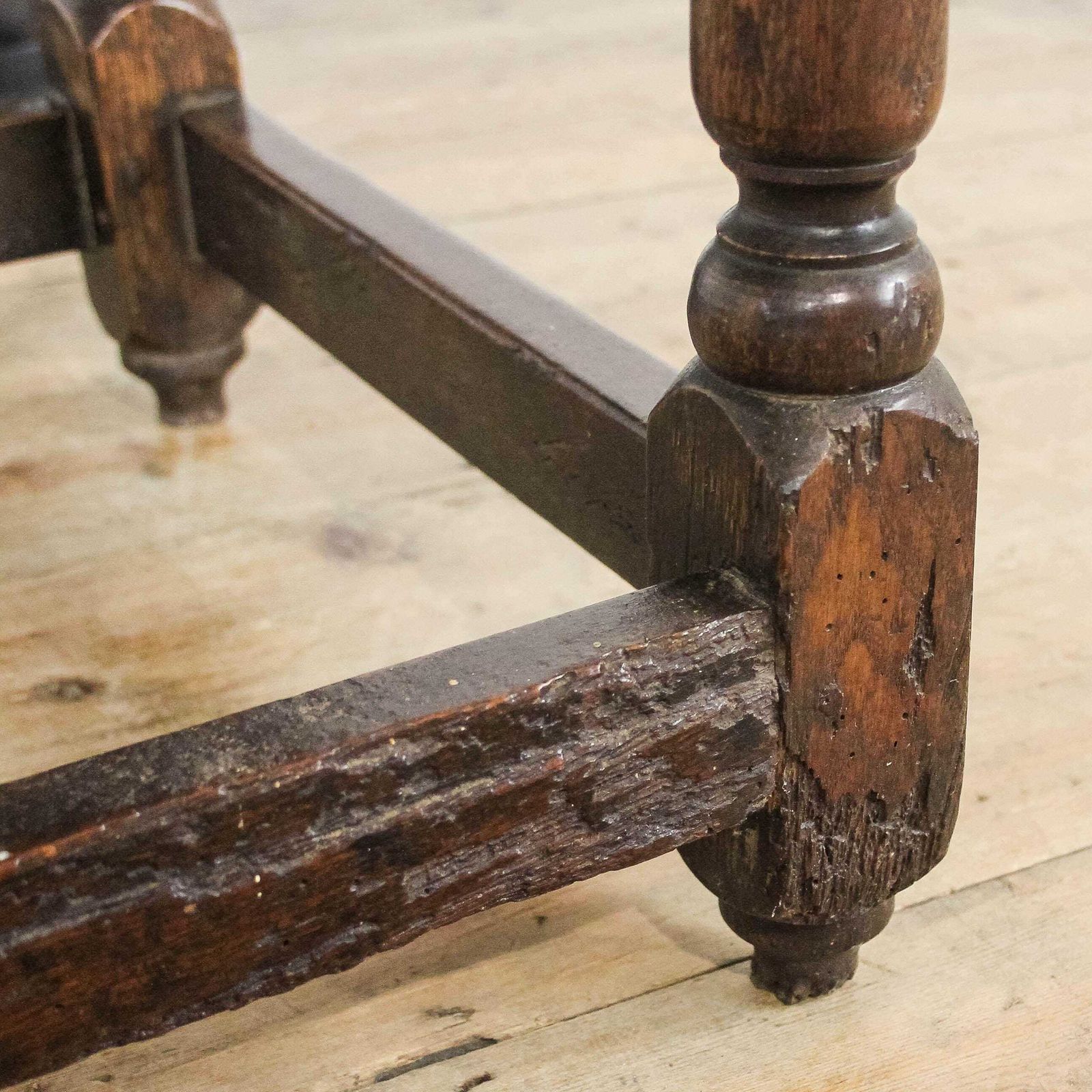 Antique 18th Century Oak Side Table | Antique Tables | Antique Furniture | Antique Side Table photo vintage