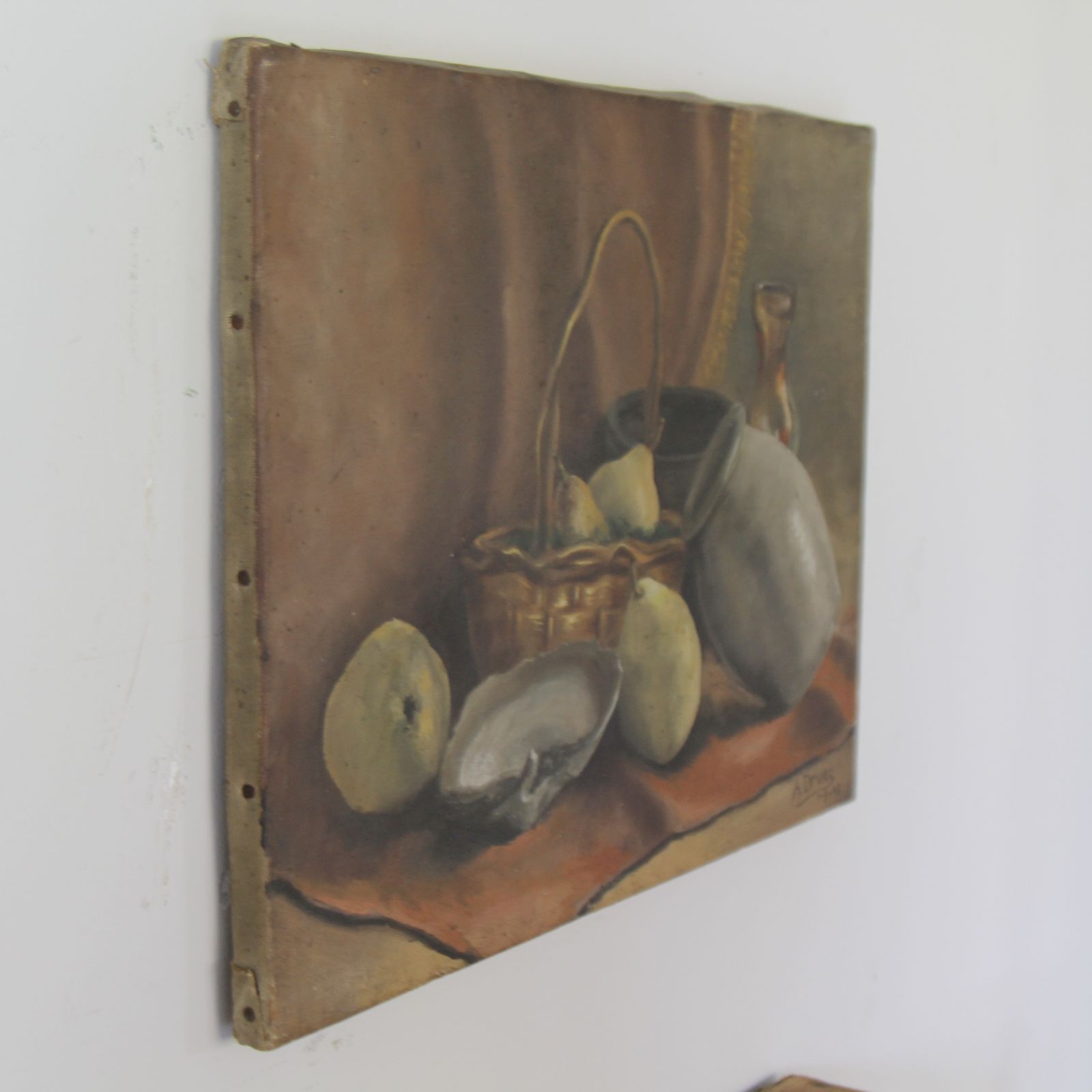 photo furniture Vintage French Still Life Dated 1943