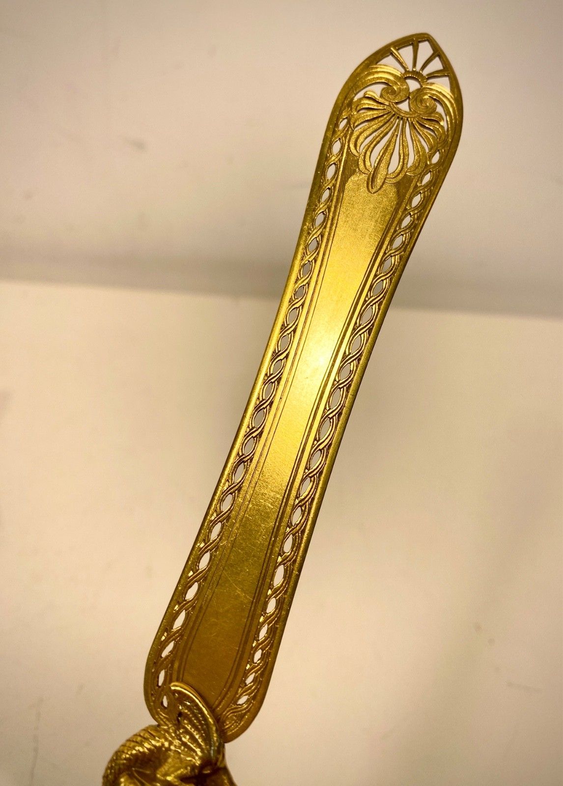 Antique 19th Century Scottish Gilt, Agate Handle Paper Knife, Letter Opener. photo vintage