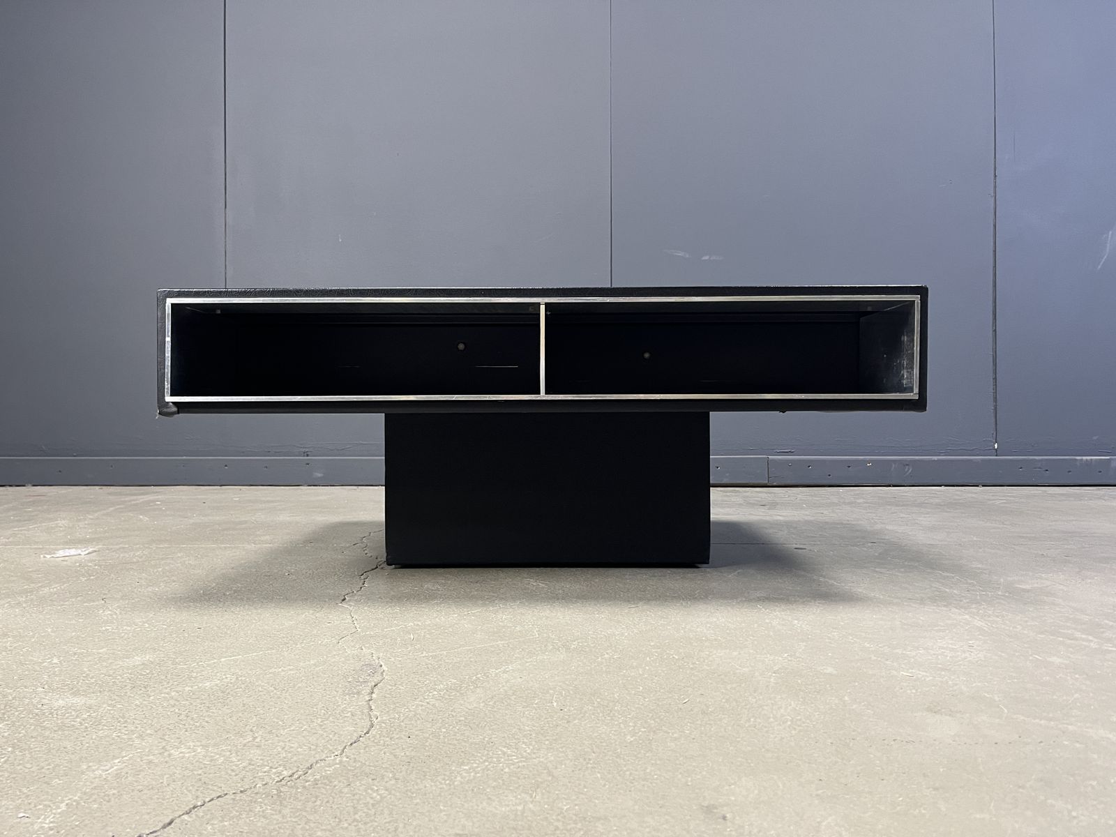 photo furniture Vintage Italian Bar Coffee Table In The Manner Of Willy Rizzo, 1970s