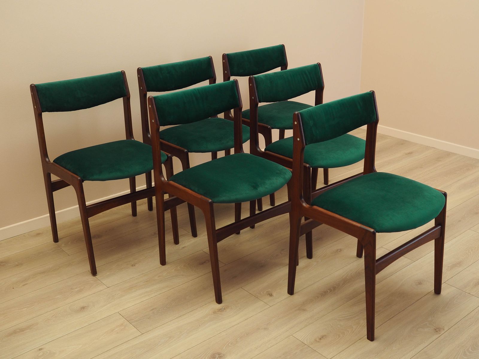 Set Of Six Teak Chairs, Danish Design, 1970s, Production: Denmark photo vinterior