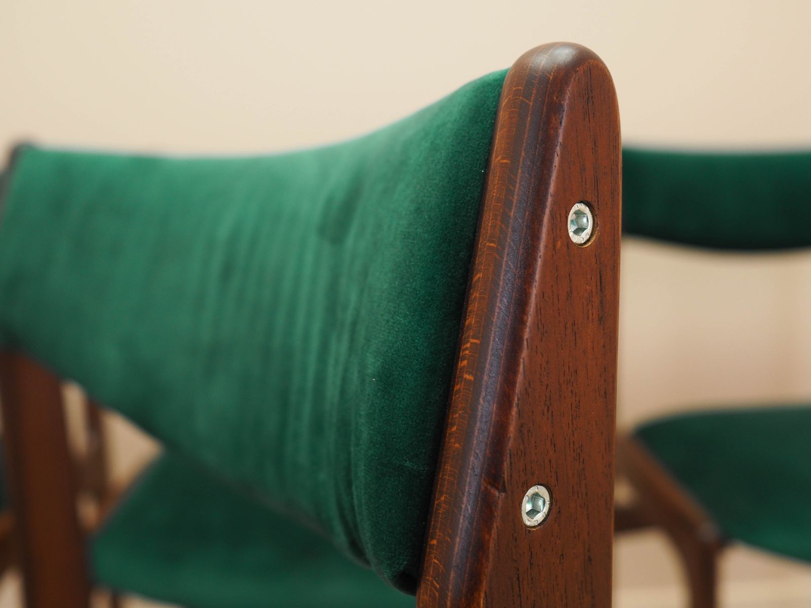 photo buy Set Of Six Teak Chairs, Danish Design, 1970s, Production: Denmark