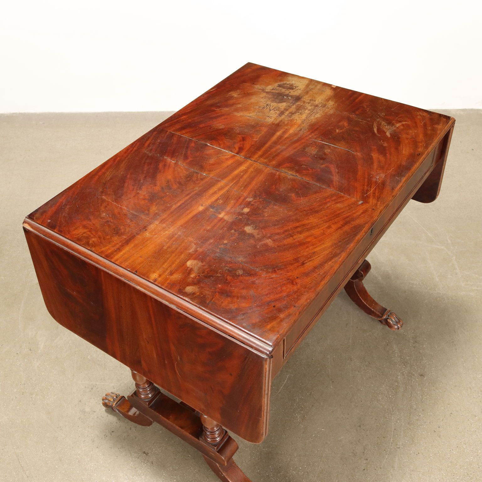 Writing Desk Regency Mahogany Drawer England XIX Century photo Furniture