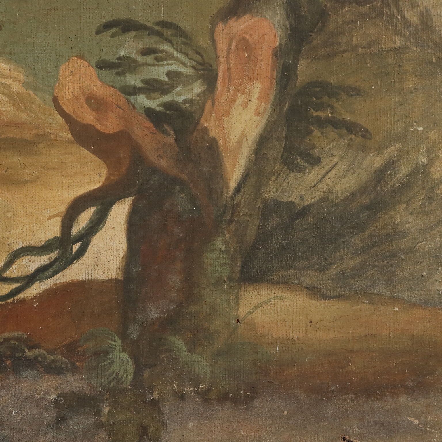 photo for sale Apollo And Daphne Antique Painting Oil On Canvas XVIII Century