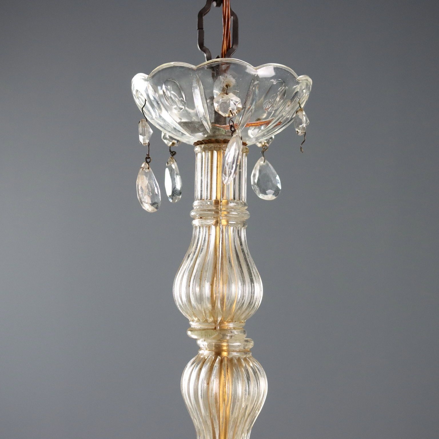 Antique Chandelier Maria Theresa Style 24 Lights Italy XX Century photo vinterior