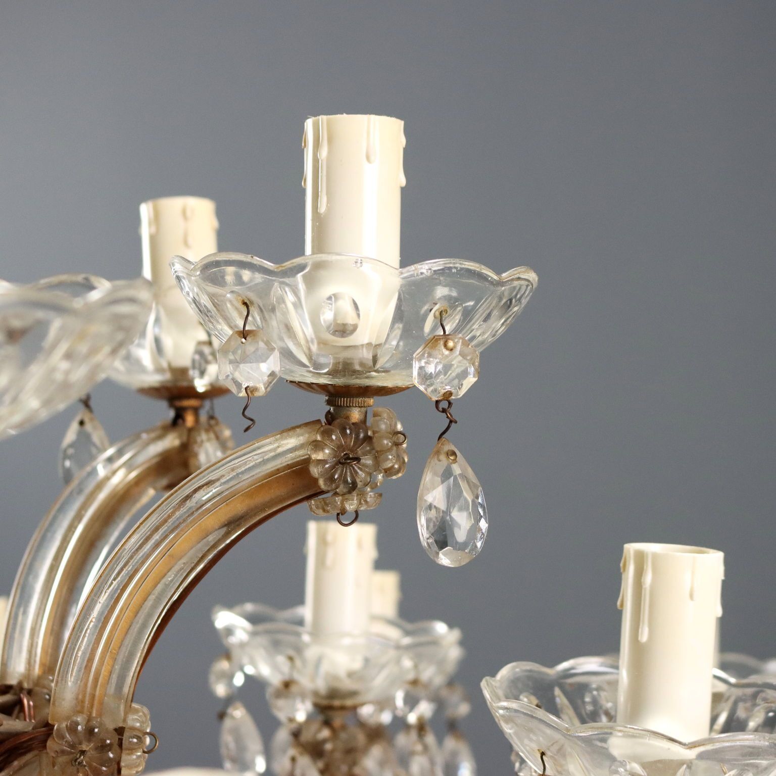 Antique Chandelier Maria Theresa Style 24 Lights Italy XX Century photo buy