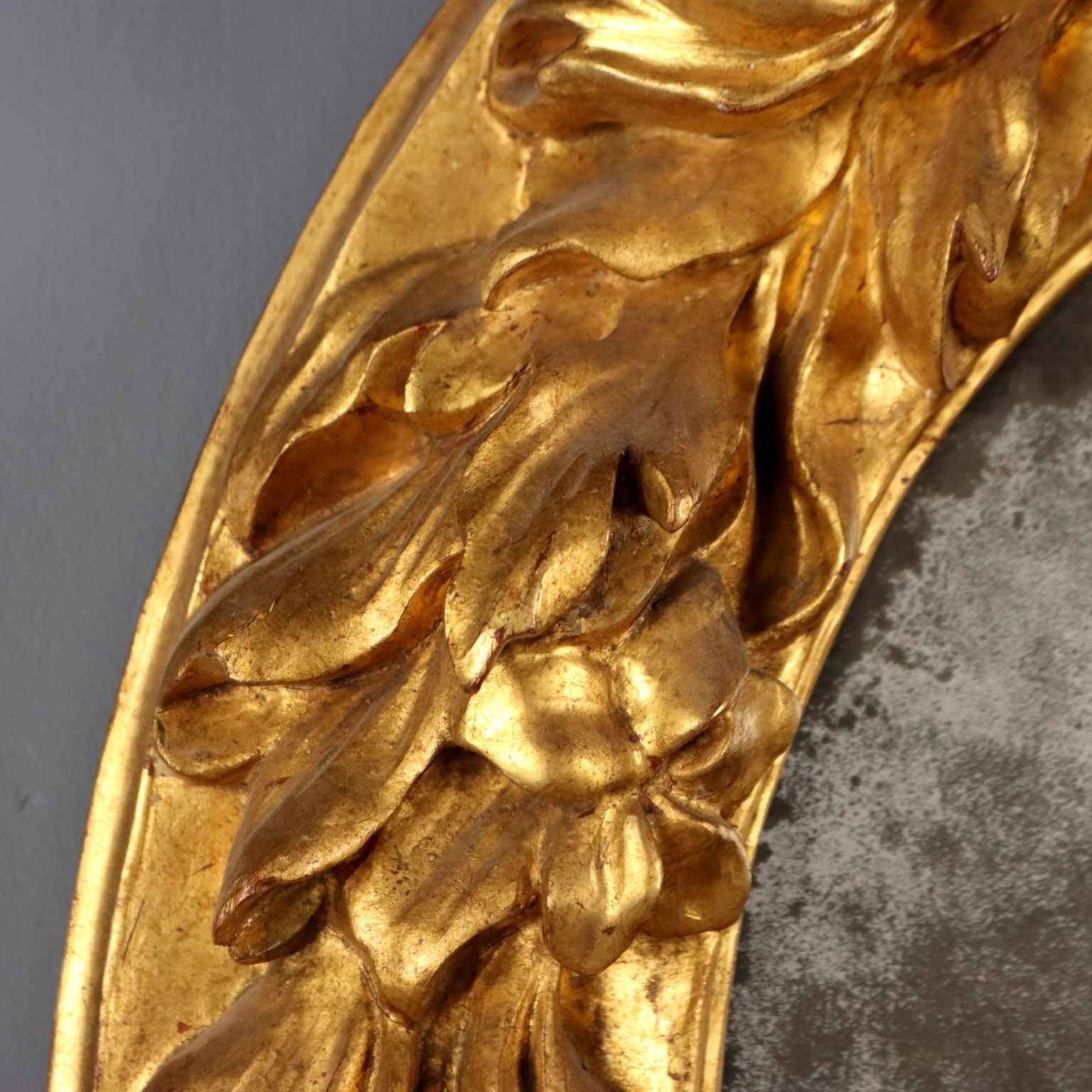 Baroque Mirror Carved Fir Italy XVIII Century photo Home Decor