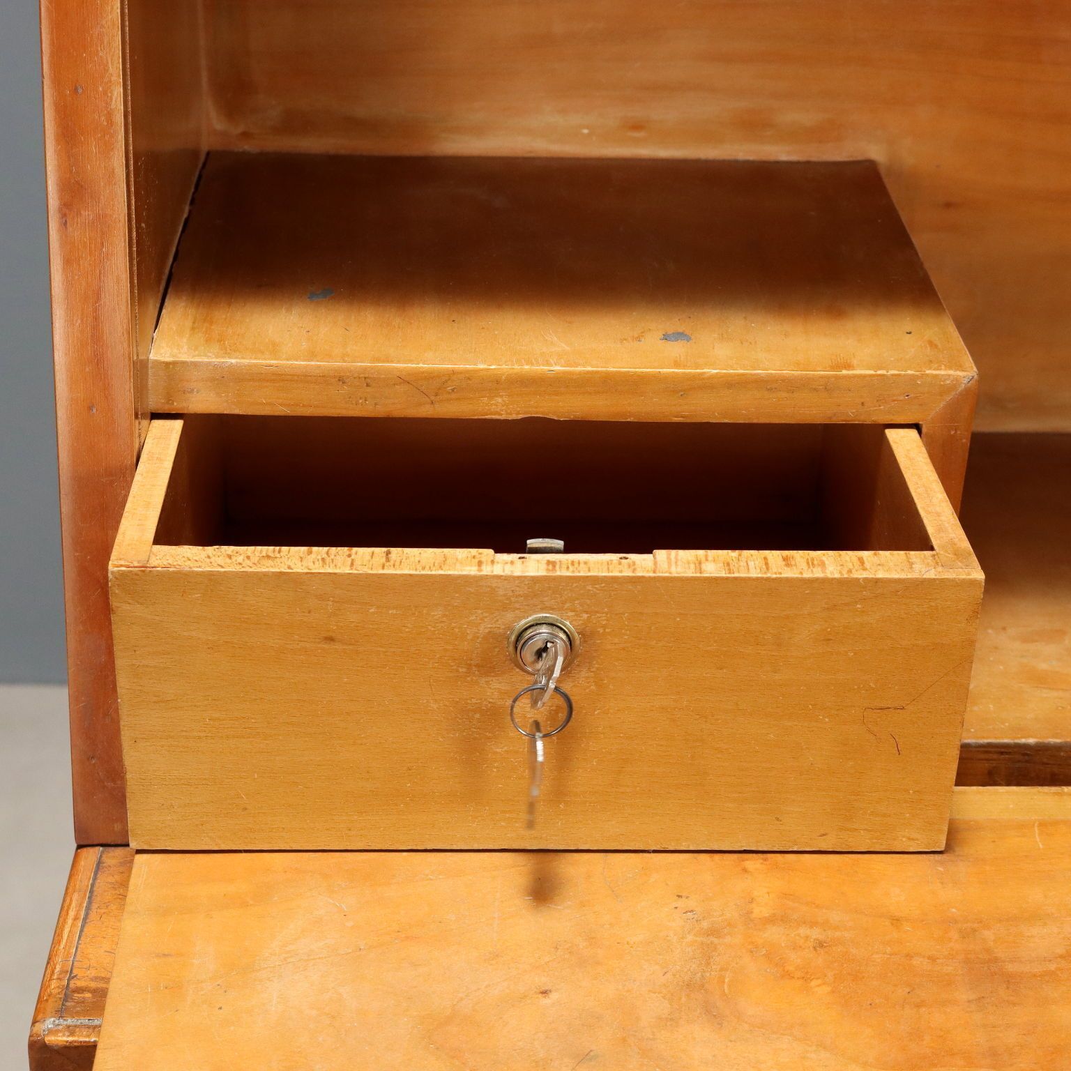 Vintage Cabinet Wood Drawer Design Italy 1960s photo 530.0