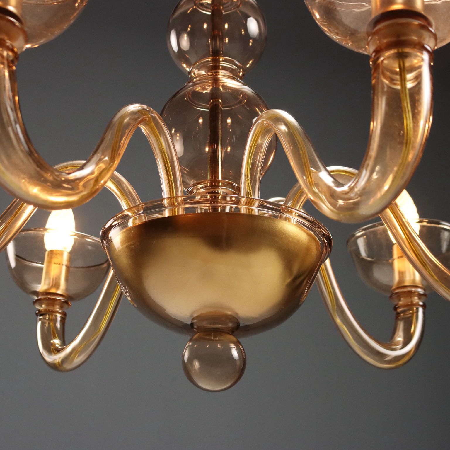 Lampadario In Vetro Soffiato Veneziano photo 1130.0