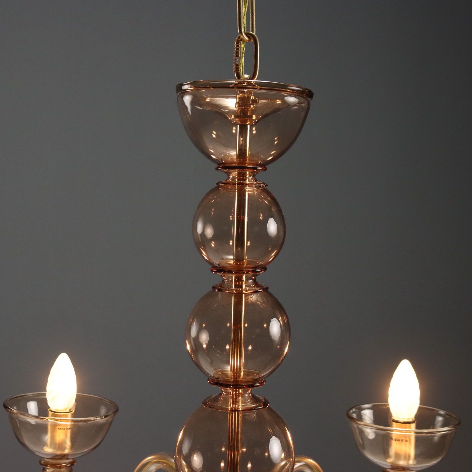 Lampadario In Vetro Soffiato Veneziano photo buy