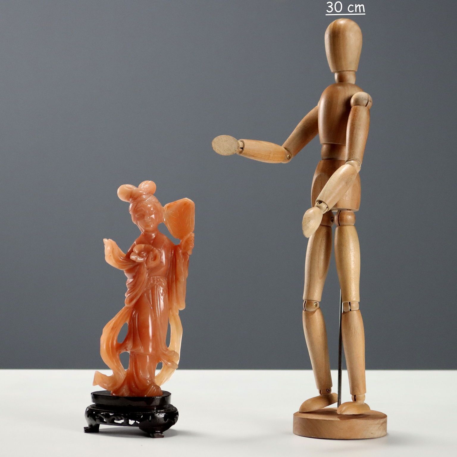 Modern Sculpture Geisha Hard Stones China 1970s photo furniture
