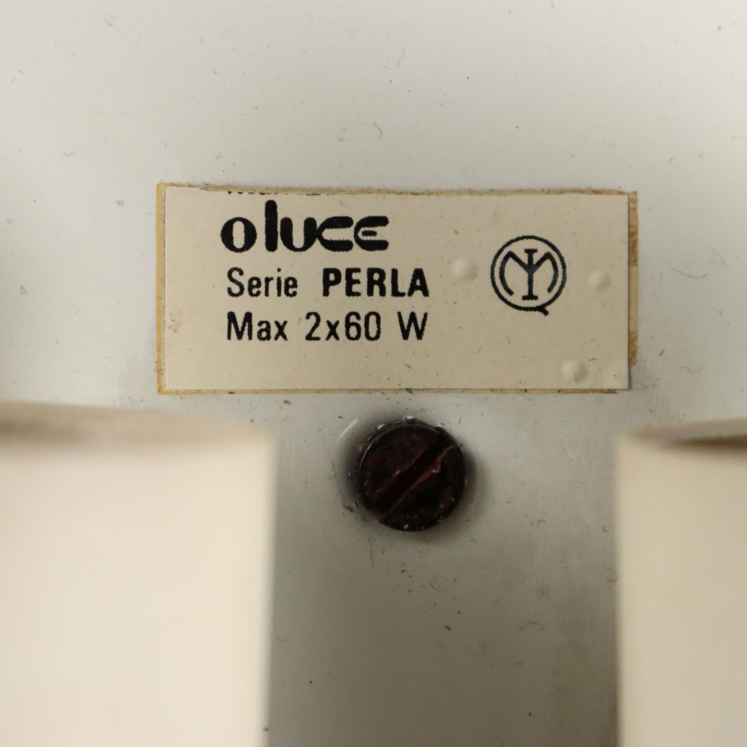 O Luce Perla Lamps Enamelled Aluminium Design B. Gecchelin 1970s photo buy