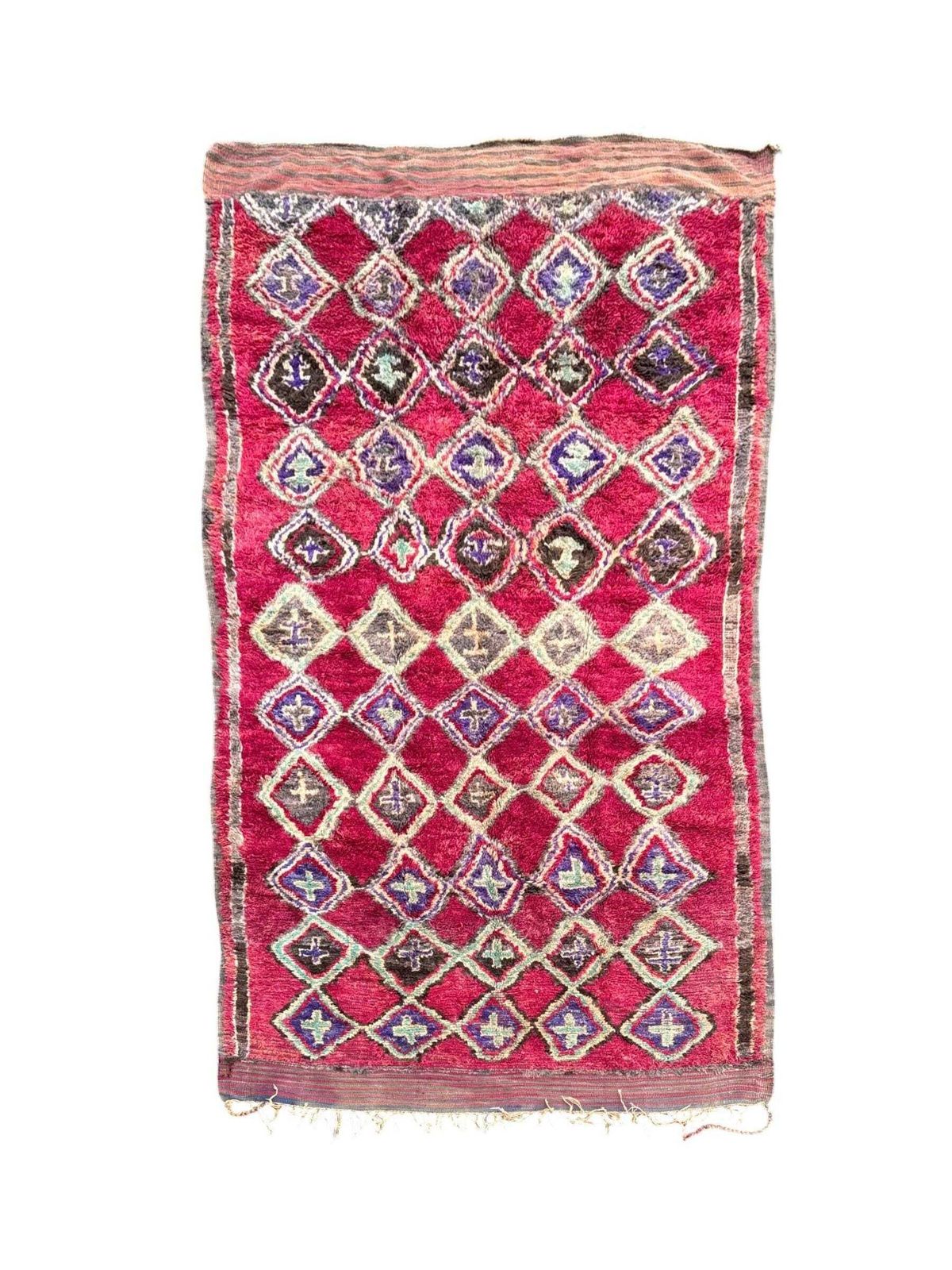 Large Vintage Moroccan Talsint Rug 200x370 Cm – Handmade Berber Wool Rug – Rare Tribal Area Rug – Authentic Moroccan Carpet photo furniture