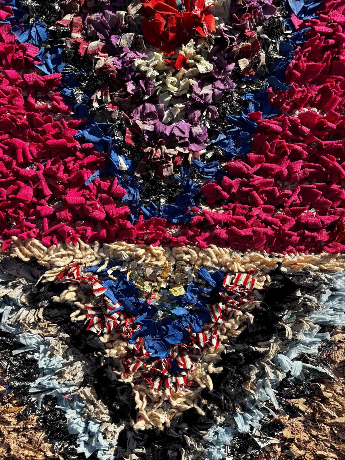 Berber Moroccan Boucherouire Rug 80x200 Cm – Handmade Moroccan Carpet – Vintage Tribal Hallway Rug – One Of A Kind photo vinterior
