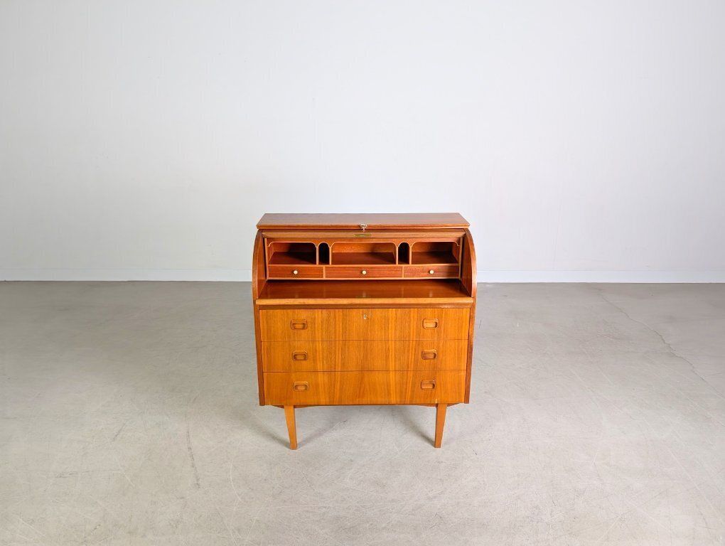 Smi Egon Ostegaard Secretary Midcentury Chest Of Drawers Vintage Teak photo furniture