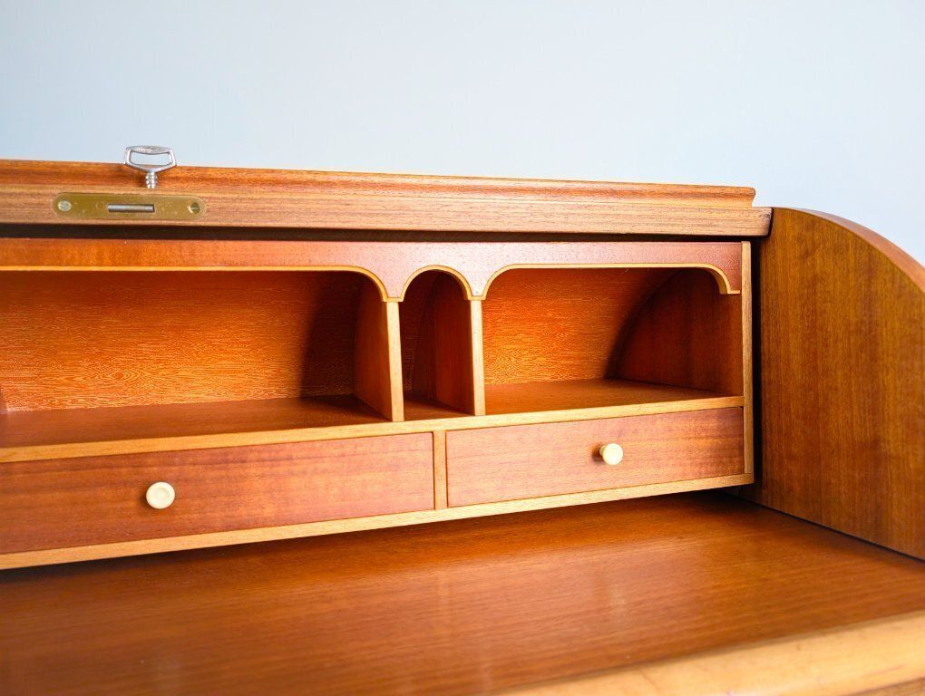 photo buy Smi Egon Ostegaard Secretary Midcentury Chest Of Drawers Vintage Teak