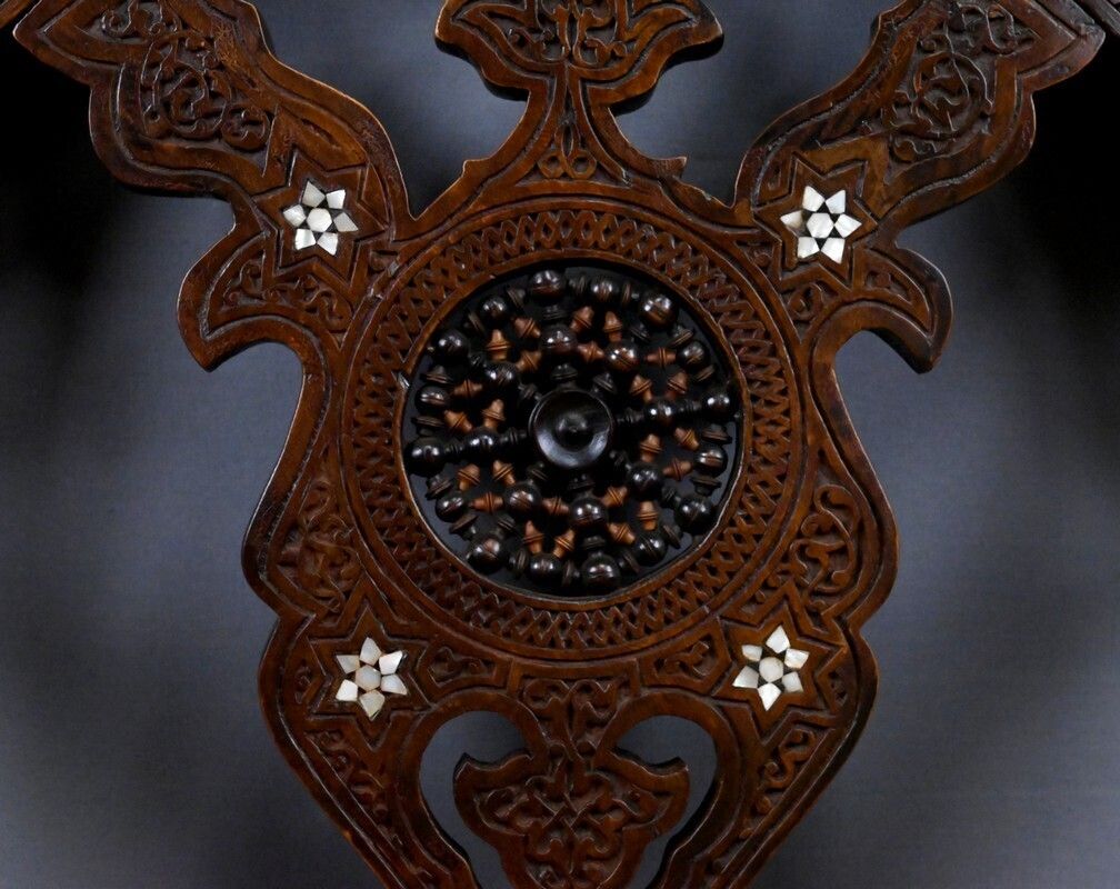 photo for sale Syrian Walnut Armchair – Late 19th Century