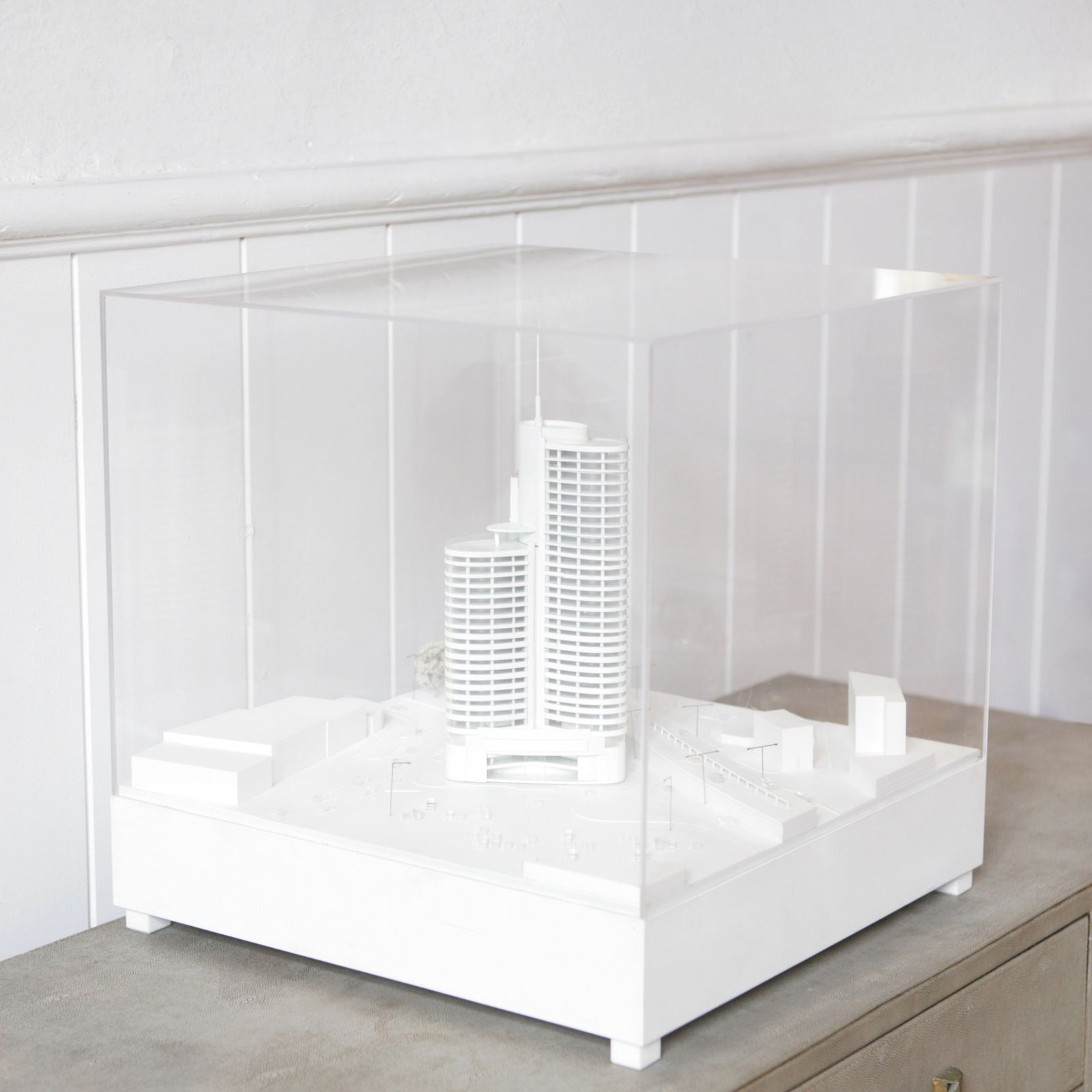 Architectural Model For The Chiswick Curve Building. photo buy